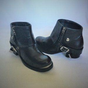 Sixtyseven Leather Ankle Boots Size 7 EU 38 Great